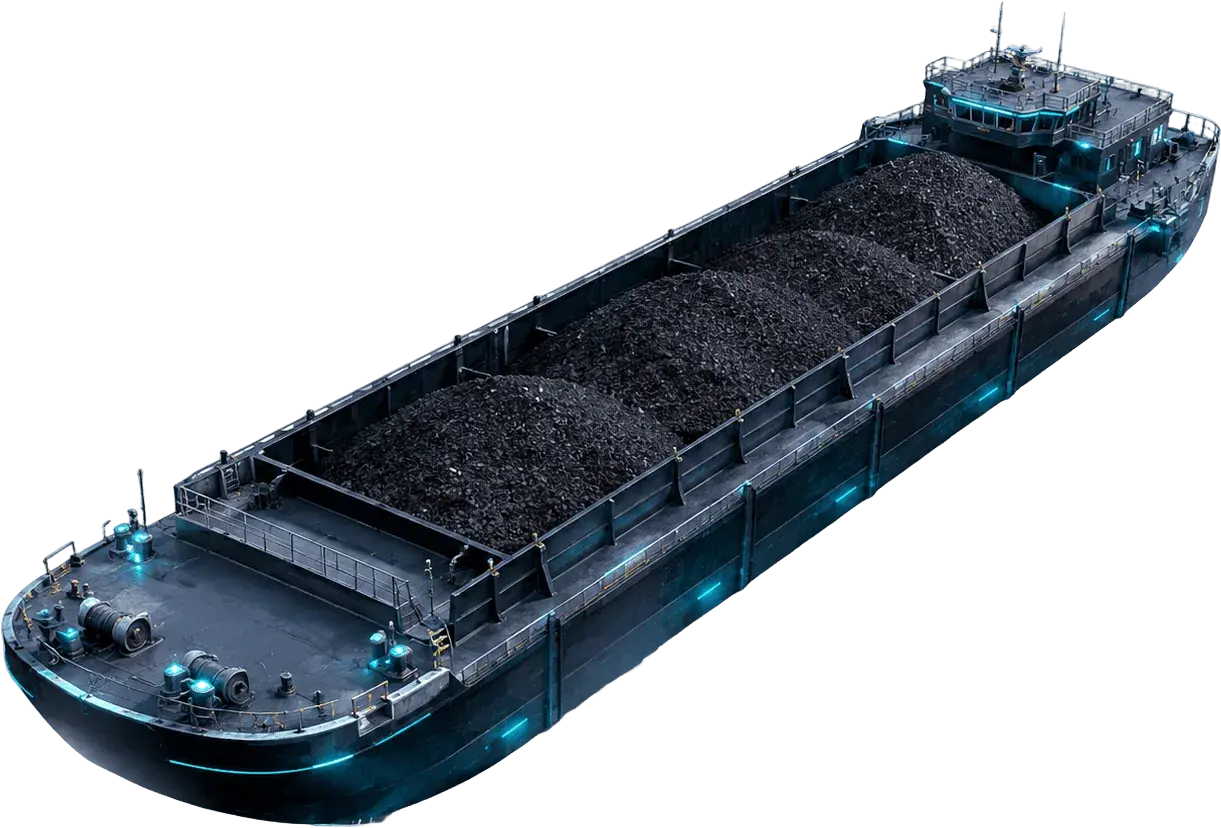Premium coal barge asset